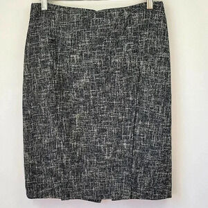 Michael by Michael Kors Tweed Skirt Navy/Lt. Gray Size 4